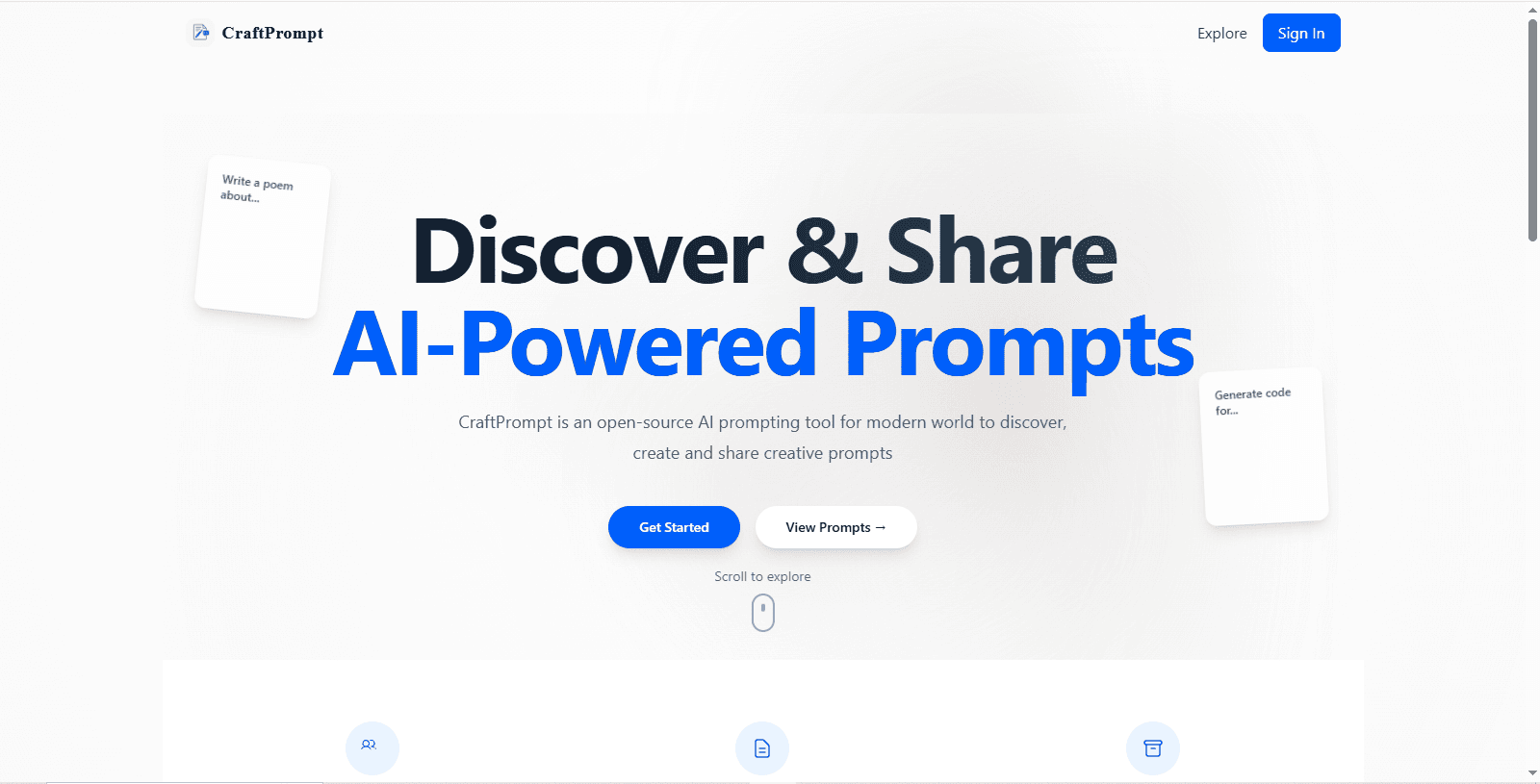Craft Prompt – AI Prompt Platform cover